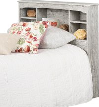 12714 Coastal Contemporary Seaside Pine Bookcase Headboard - Navali-3