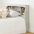 12714 Navali Seaside Pine Bookcase Headboard - South Shore