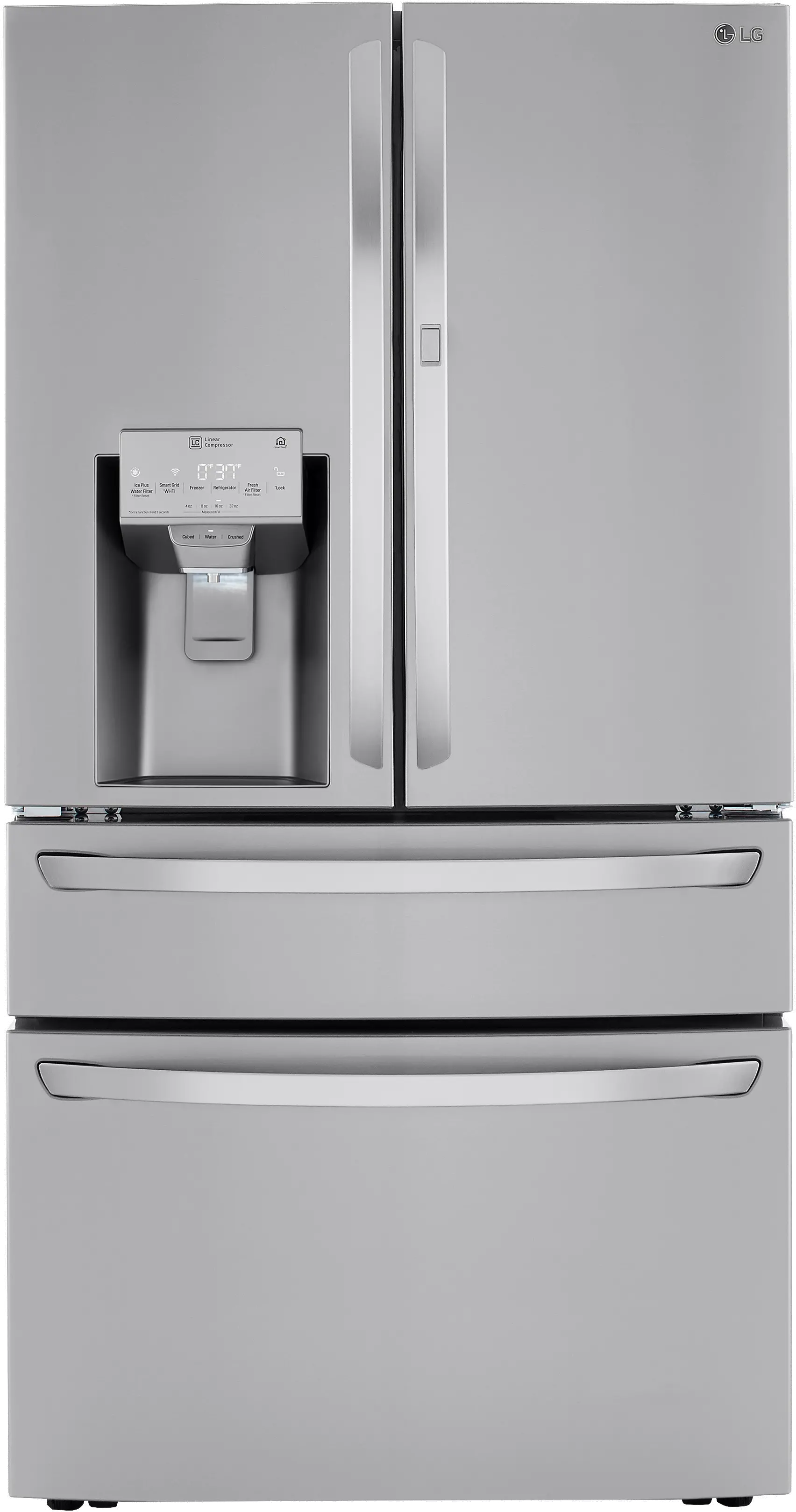 LRMDS3006S LG 29.5 cu ft French Door in Door Refrigerator - Stainless Steel-1