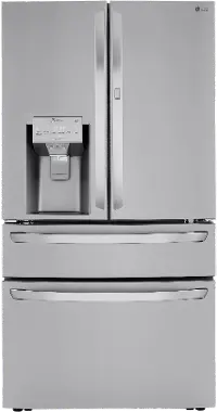 LRMDS3006S LG 29.5 cu ft French Door in Door Refrigerator - Stainless Steel