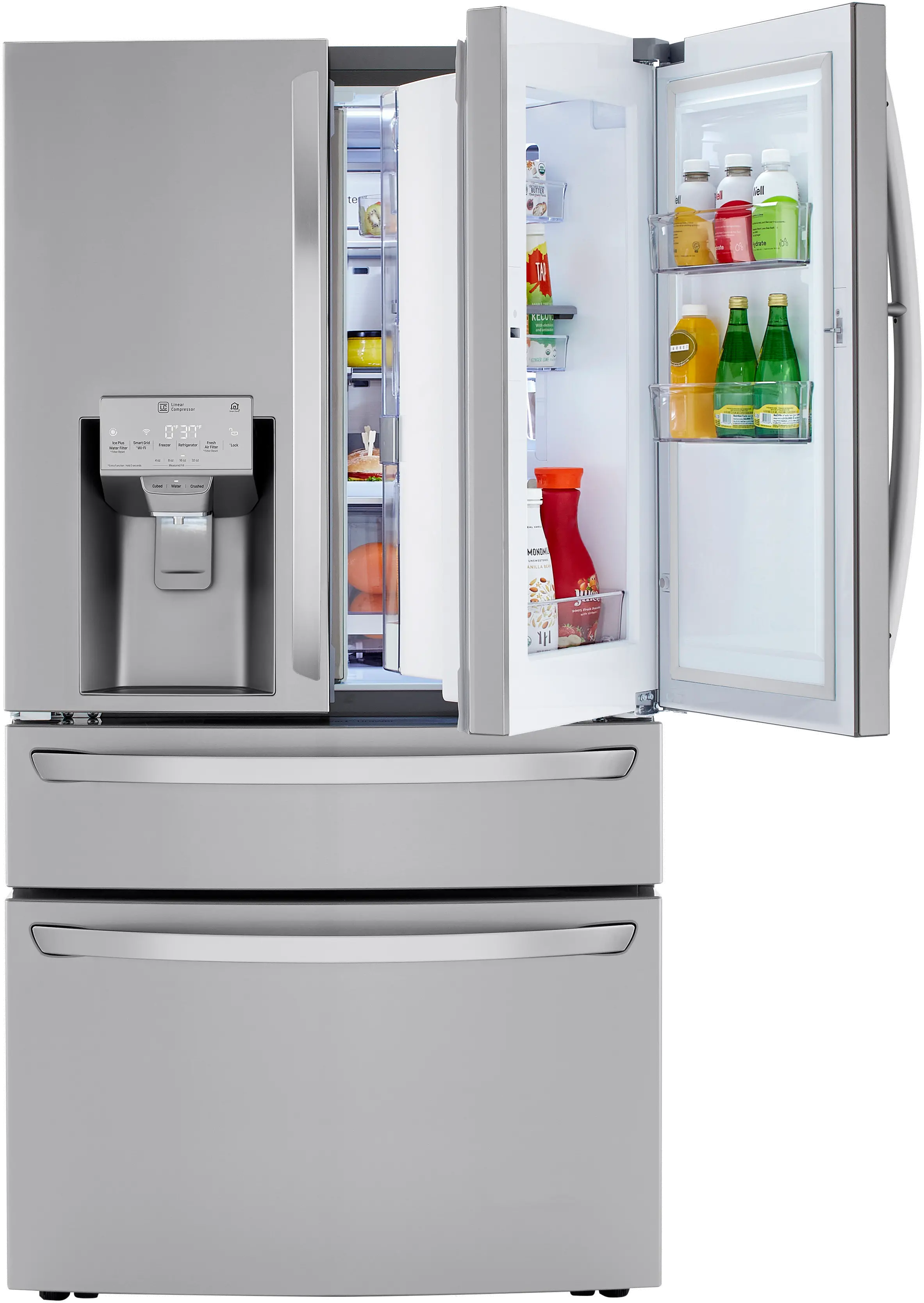 LRMDS3006S LG 29.5 cu ft French Door in Door Refrigerator - Stainless Steel-5