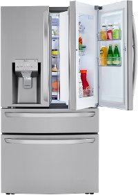 LRMDS3006S LG 36 Inch French Door in Door Smart Refrigerator with Craft Ice - 29.5 cu. ft., Fingerprint Resistant Stainless Steel-5