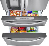 LRMDS3006S LG 36 Inch French Door in Door Smart Refrigerator with Craft Ice - 29.5 cu. ft., Fingerprint Resistant Stainless Steel-8