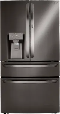 LRMDS3006D LG 29.5 cu ft French Door in Door Refrigerator - Black Stainless Steel