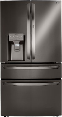 LRMDS3006D LG 36 Inch French Door in Door Smart Refrigerator with Craft Ice - 29.5 cu. ft., Black Stainless Steel