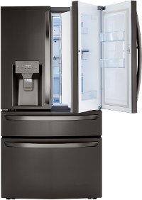 LRMDS3006D LG 36 Inch French Door in Door Smart Refrigerator with Craft Ice - 29.5 cu. ft., Black Stainless Steel-7