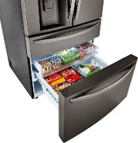 LRMDS3006D LG 36 Inch French Door in Door Smart Refrigerator with Craft Ice - 29.5 cu. ft., Black Stainless Steel-8