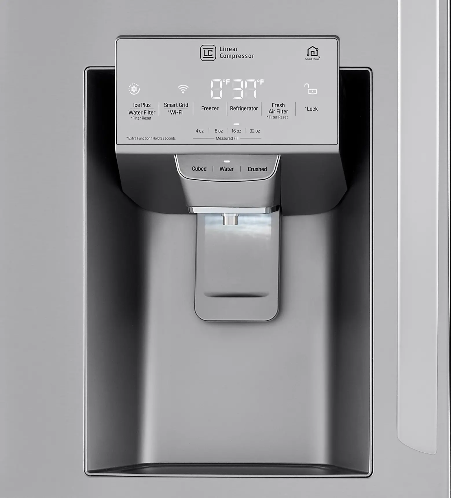 LRMDC2306S LG 22.5 cu ft French Door in Door Refrigerator - Counter Depth Stainless Steel-6