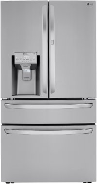 LRMDC2306S LG 36 Inch French Door in Door Smart Refrigerator with Craft Ice - Counter Depth, 22.5 cu. ft., Fingerprint Resistant Stainless Steel