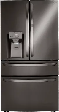 LRMDC2306D LG 22.5 cu ft French Door in Door Refrigerator - Counter Depth Black Stainless Steel