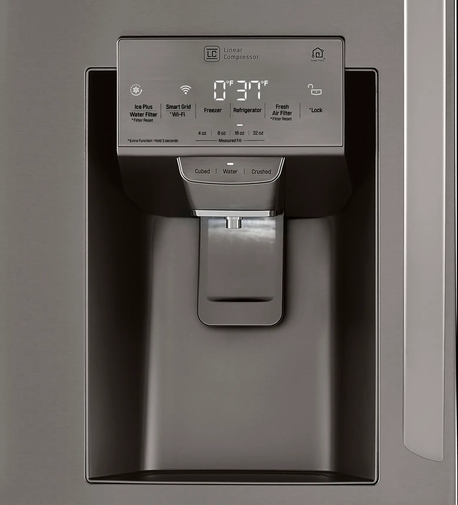 LRMDC2306D LG 22.5 cu ft French Door in Door Refrigerator - Counter Depth Black Stainless Steel-5
