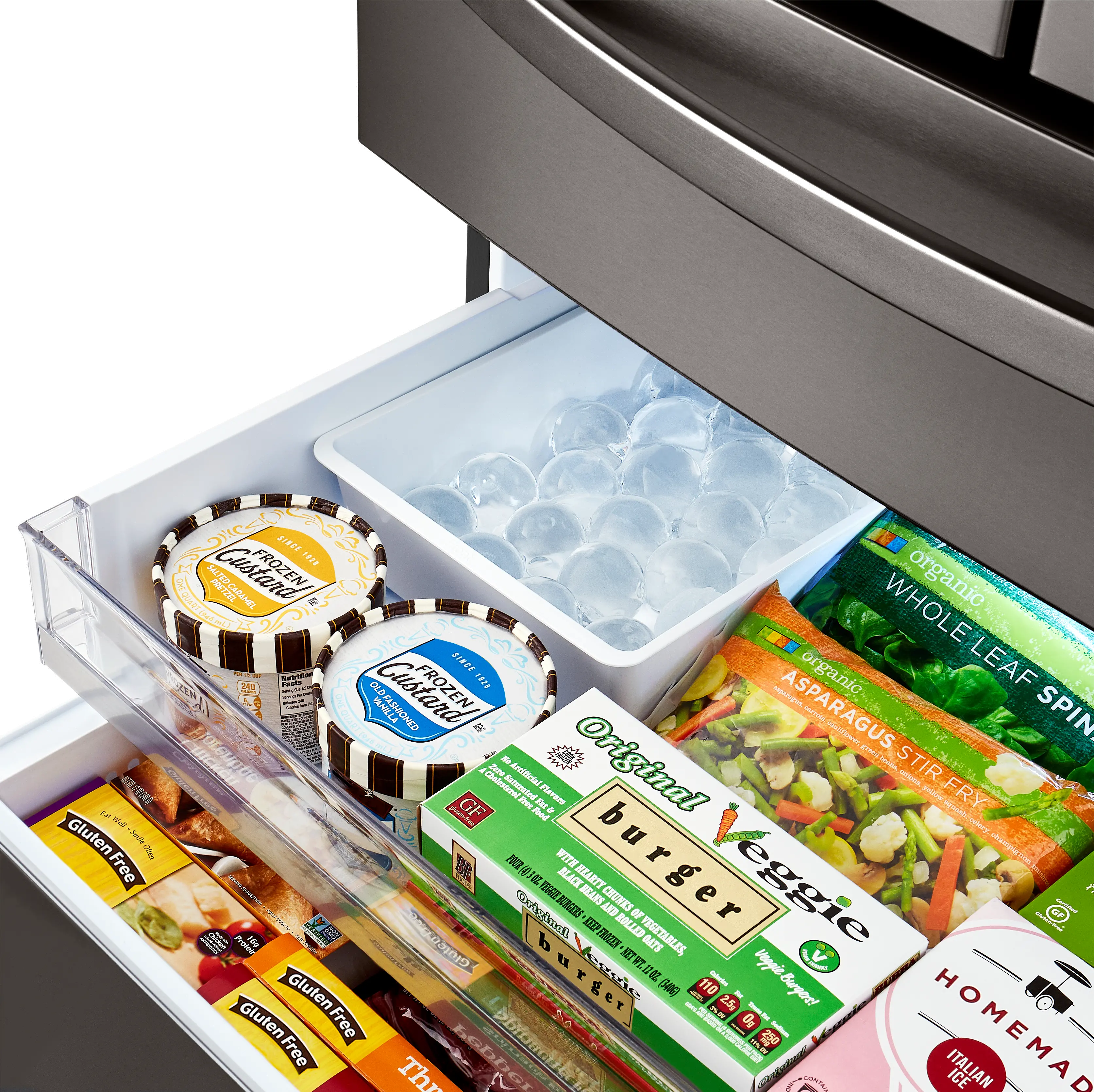 LRMDC2306D LG 22.5 cu ft French Door in Door Refrigerator - Counter Depth Black Stainless Steel-7