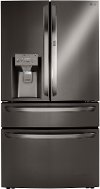LRMDC2306D LG 36 Inch French Door in Door Smart Refrigerator with Craft Ice - Counter Depth, 22.5 cu. ft., Black Stainless Steel