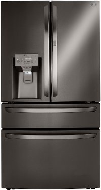 LRMDC2306D LG 36 Inch French Door in Door Smart Refrigerator with Craft Ice - Counter Depth, 22.5 cu. ft., Black Stainless Steel