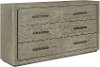 Clearance Modern Gray Oak Dresser - Vancouver