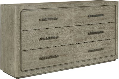 Modern Gray Oak Dresser - Vancouver