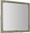 Clearance Modern Gray Oak Mirror - Vancouver