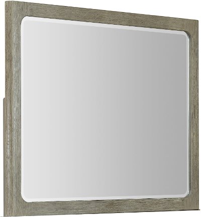 Modern Gray Oak Mirror - Vancouver