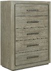 Clearance Modern Gray Oak Chest of Drawers - Vancouver