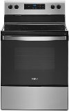 WFE320M0JS Whirlpool 30 Inch Electric Range - 5.3 cu. ft., Stainless Steel