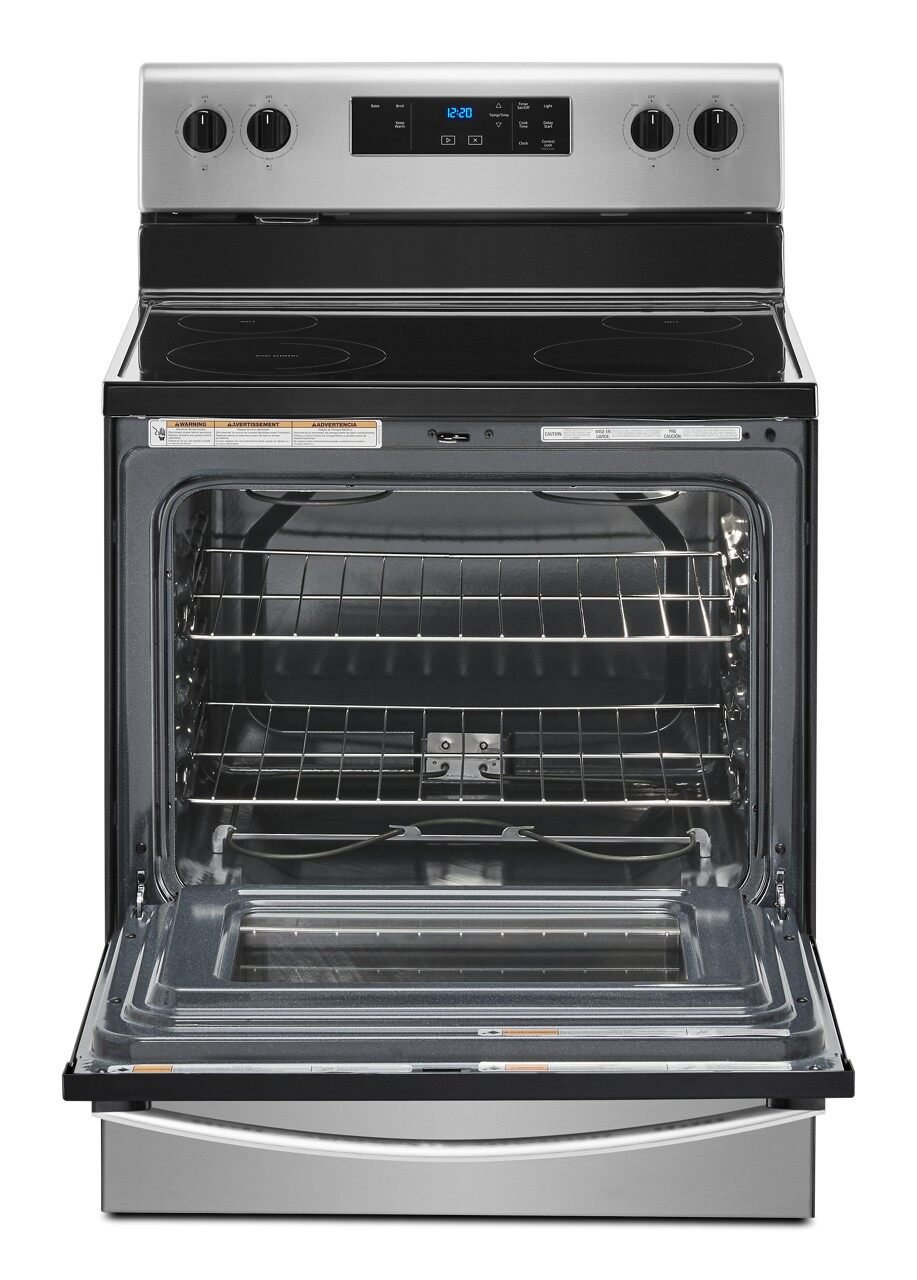 WFE320M0JS Whirlpool 30 Inch Electric Range - 5.3 cu. ft., Stainless Steel-2