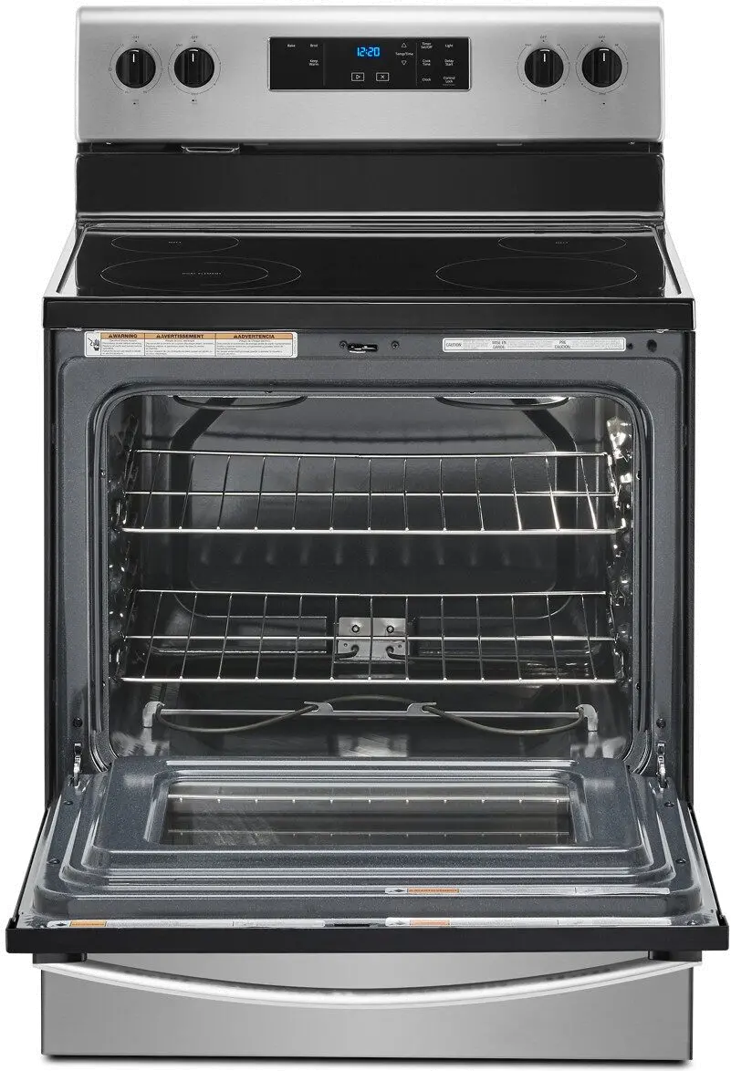 WFE320M0JS Whirlpool 30 Inch Electric Range - 5.3 cu. ft., Stainless Steel-2