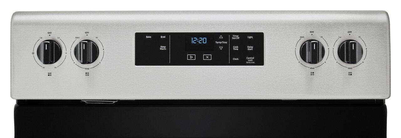 WFE320M0JS Whirlpool 30 Inch Electric Range - 5.3 cu. ft., Stainless Steel-3