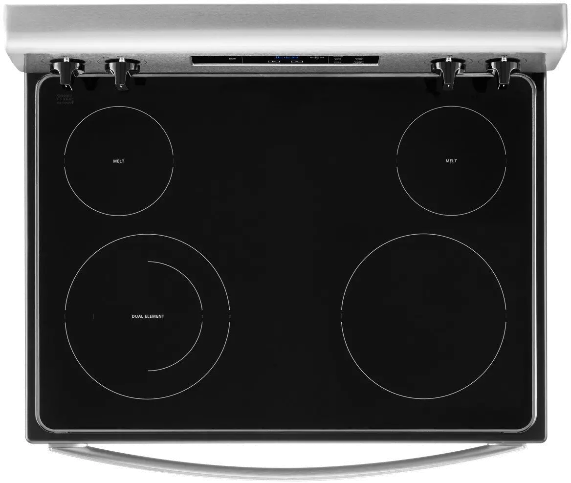 WFE320M0JS Whirlpool 30 Inch Electric Range - 5.3 cu. ft., Stainless Steel-4