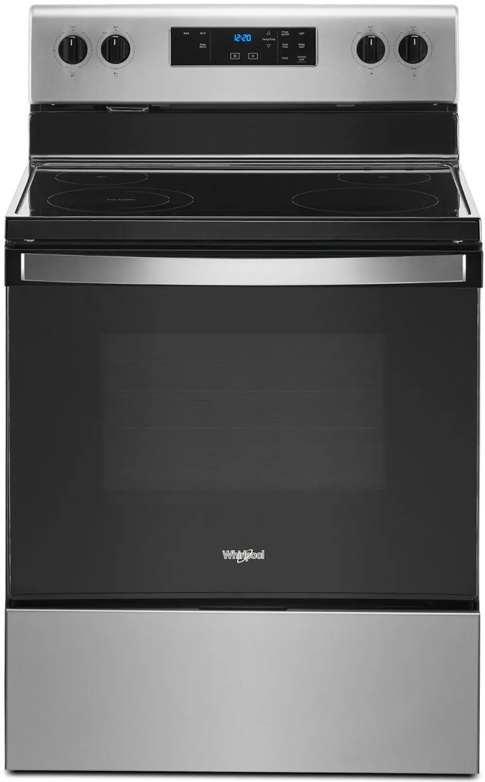 WFE320M0JS Whirlpool 5.3 cu ft Electric Range - Stainless Steel-1