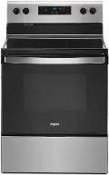 WFE320M0JS Whirlpool 5.3 cu ft Electric Range - Stainless Steel