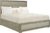 Modern Gray Oak Queen Platform Bed - Vancouver