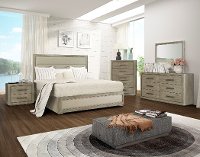 Gray Oak 4 Piece King Bedroom Set - Vancouver