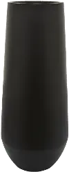 47 Inch Black Resin Planter