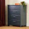 12724 Asten Contemporary Blue Chest of Drawers - South Shore