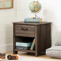 12732 Contemporary Fall Oak Nightstand - Asten
