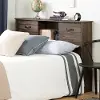12735 Lensky Rustic Fall Oak Full Bookcase Headboard - South Shore