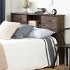 12735 Rustic Fall Oak Full Bookcase Headboard - Asten