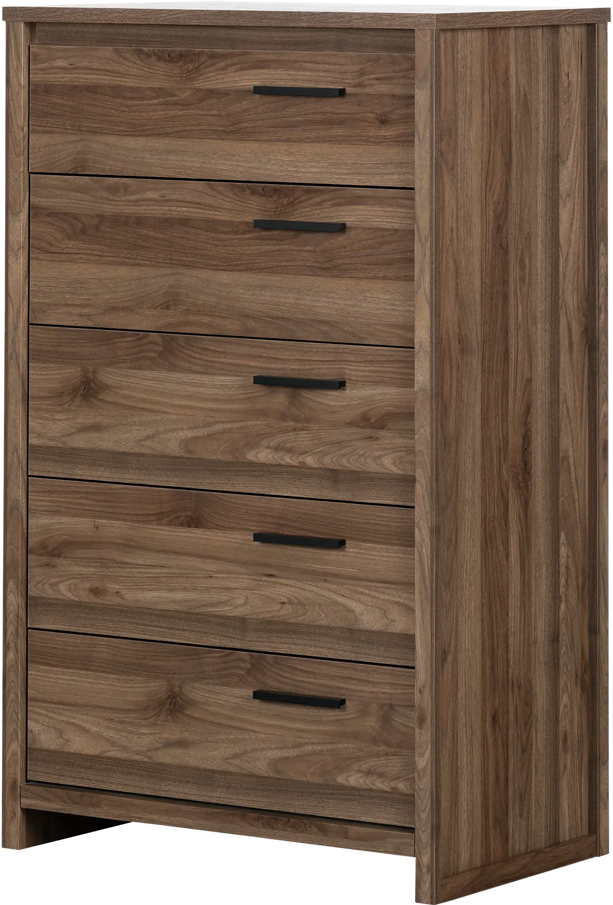 12745 Modern Natural Walnut Chest of Drawers - Lensky-2