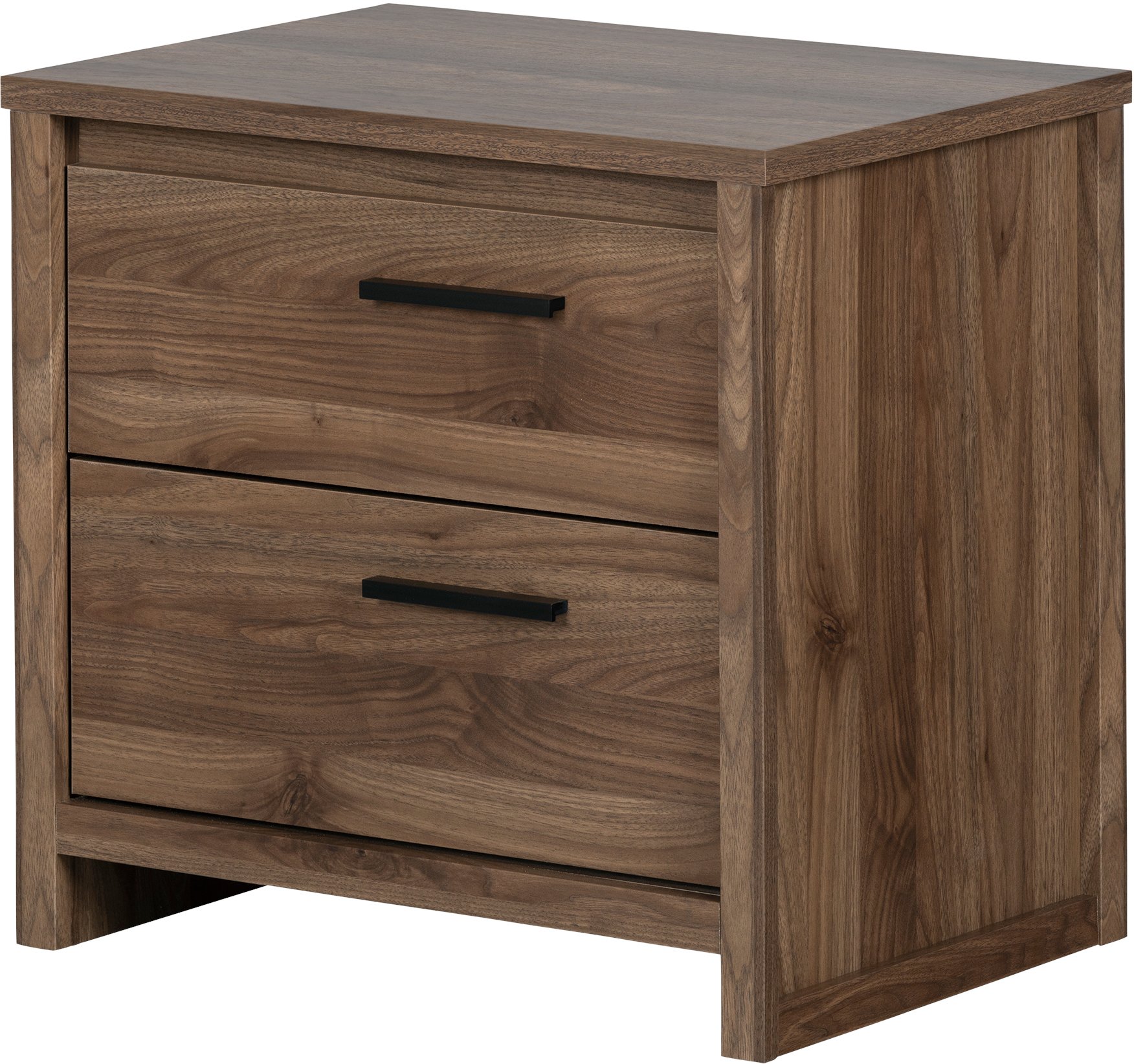 12746 Modern Natural Walnut Nightstand - Lensky-4