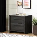 12752 Lensky Modern Gray Oak Nightstand - South Shore