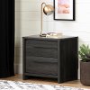 12752 Modern Gray Oak Nightstand - Lensky