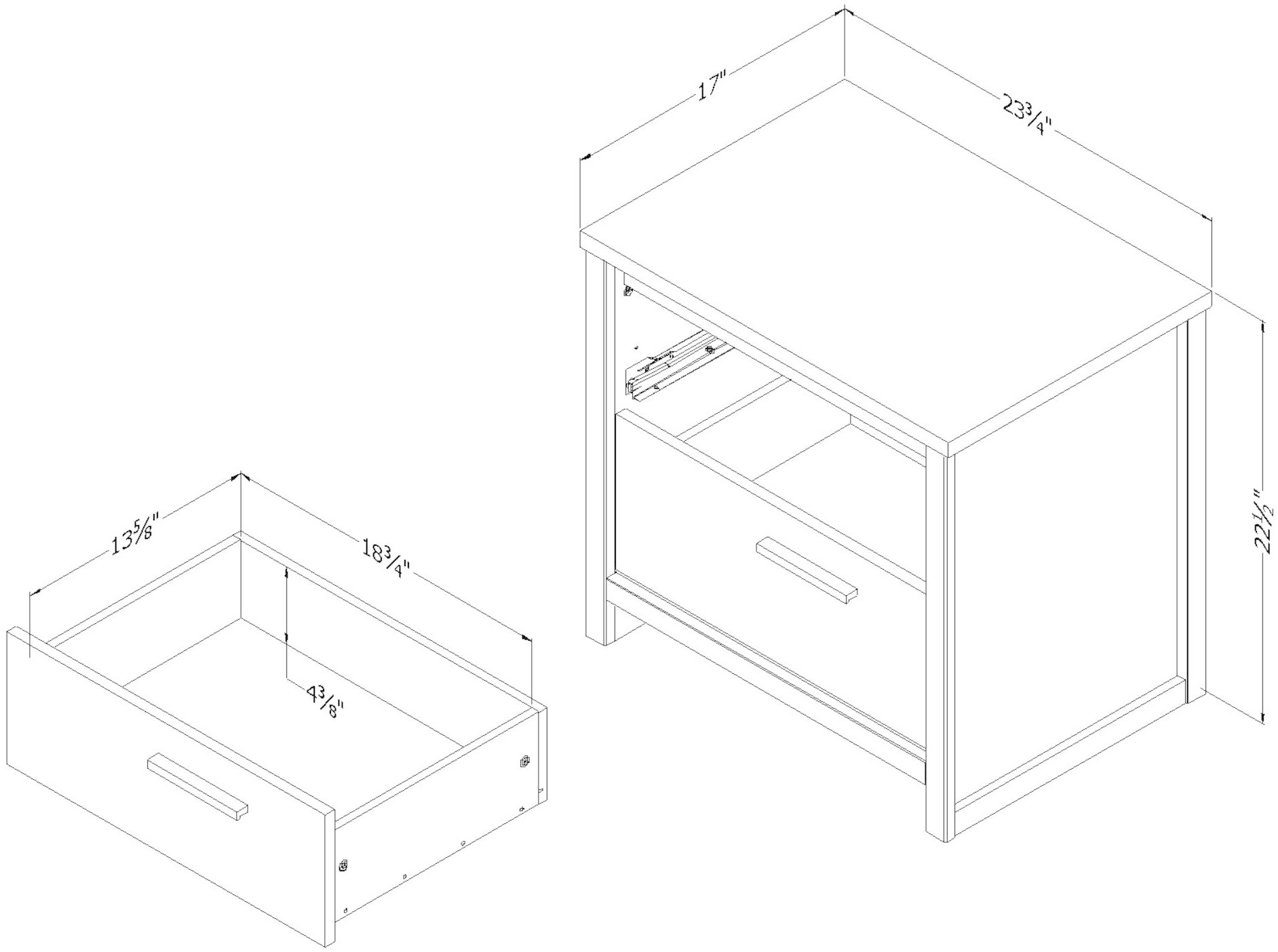 12752 Modern Gray Oak Nightstand - Lensky-6