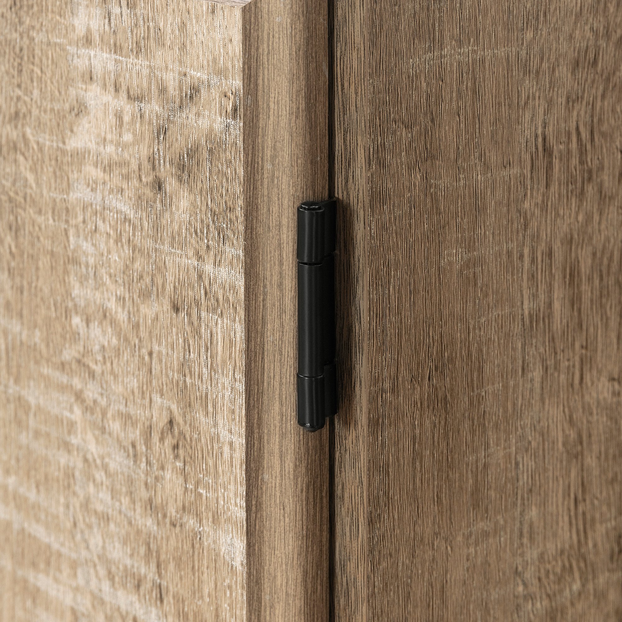 12949 Weathered Oak 4-Door Storage Cabinet - Morgan-5