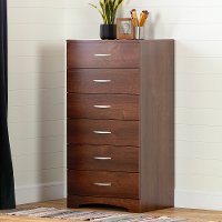 12952 Contemporary Cherry Brown Lingerie Chest - Step One