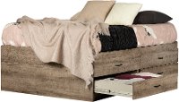 12953 Weathered Oak Full Storage Bed with 4 Drawers - Step One-4
