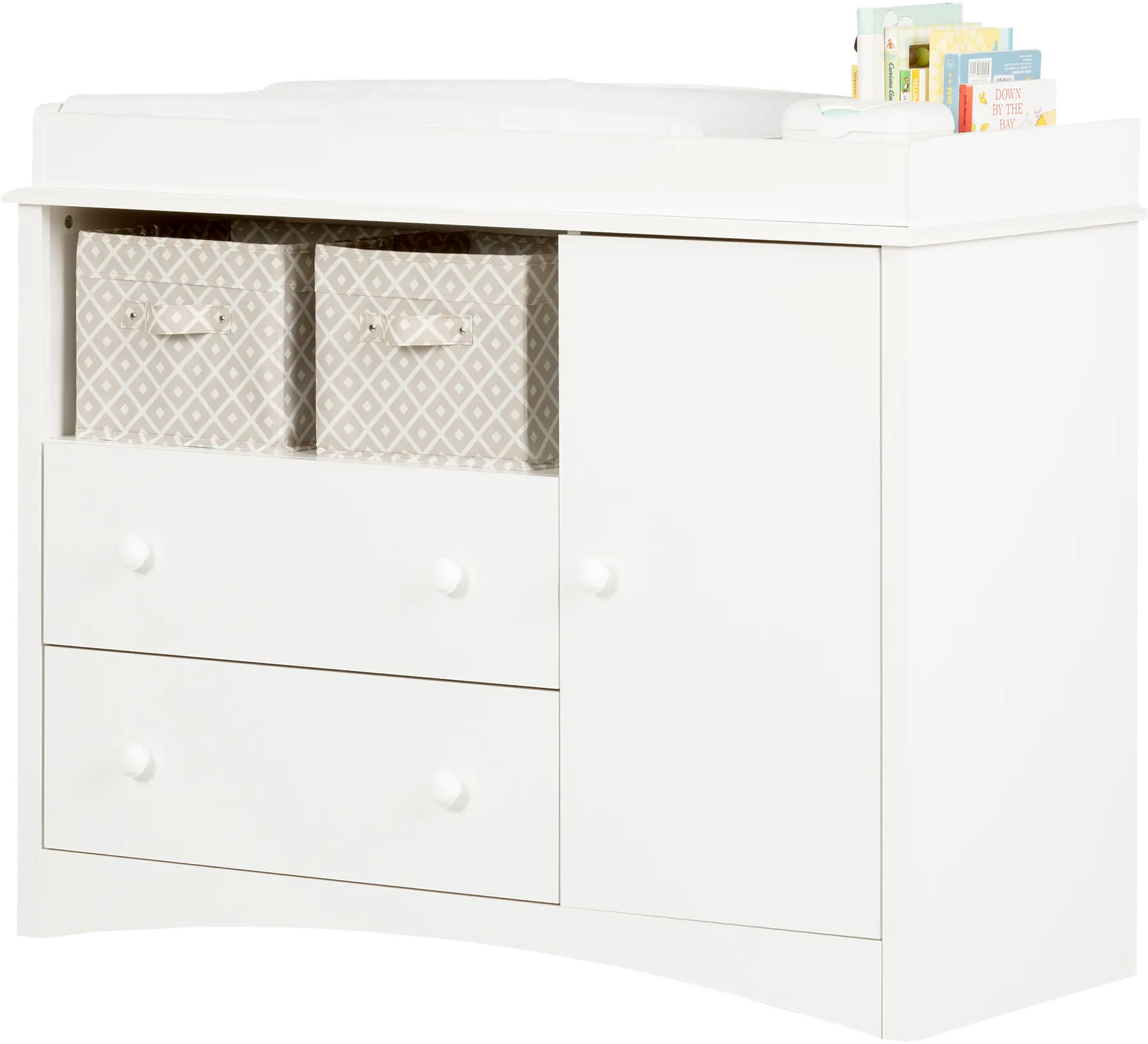 2280331 Classic White Changing Table - Peek-a-Boo-2