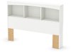 3160079 Contemporary White Full Bookcase Headboard - Step One