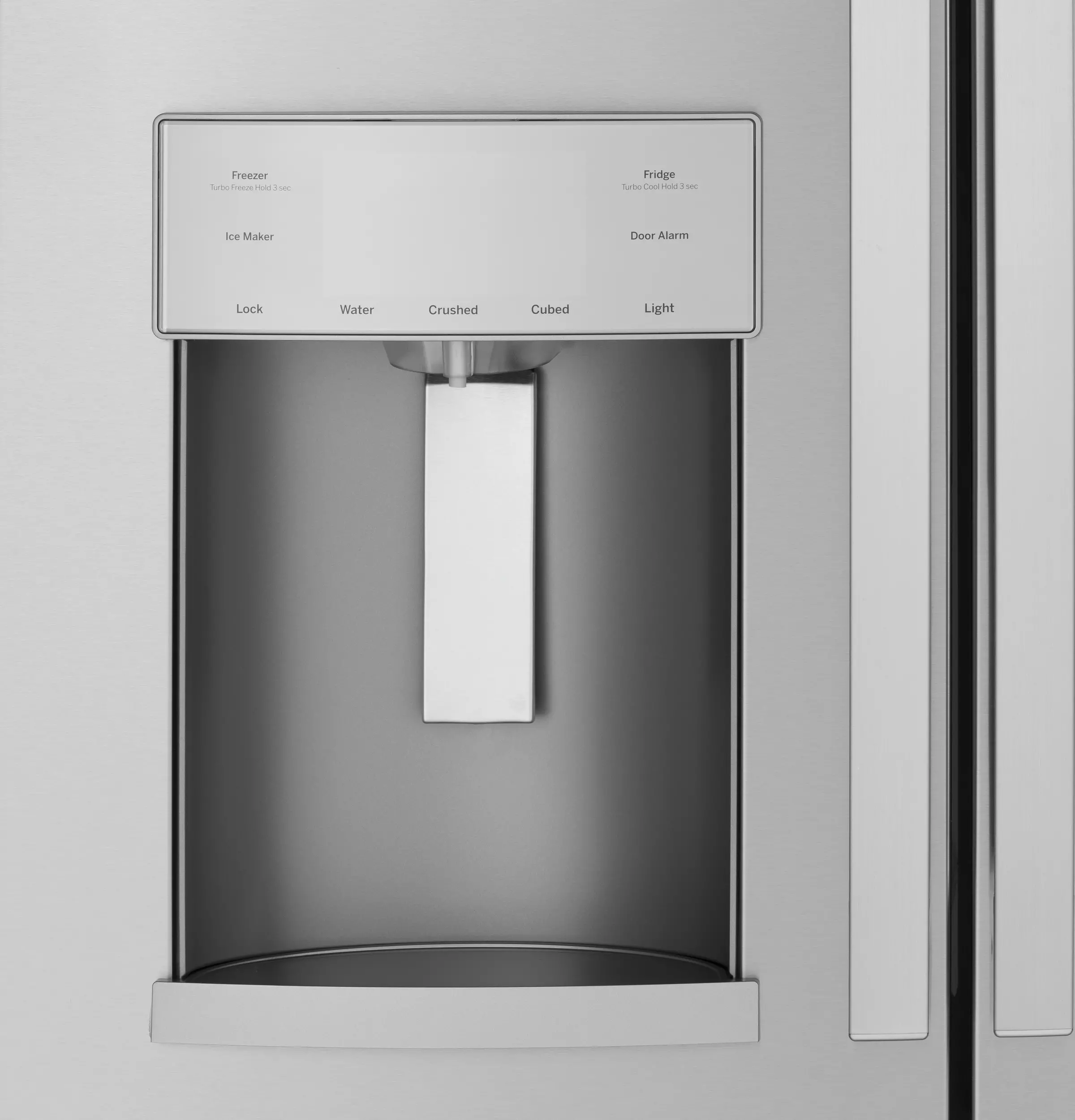 GYE22GYNFS GE 22.08 cu ft French Door Refrigerator - Counter Depth Stainless Steel-3