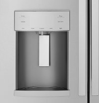 GYE22GYNFS GE 36 Inch French Door Smart Refrigerator - 22.08 cu. ft. Counter Depth, Fingerprint Resistant Stainless Steel-3