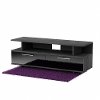 4337677 Gray Oak and Black TV Stand - Reflekt